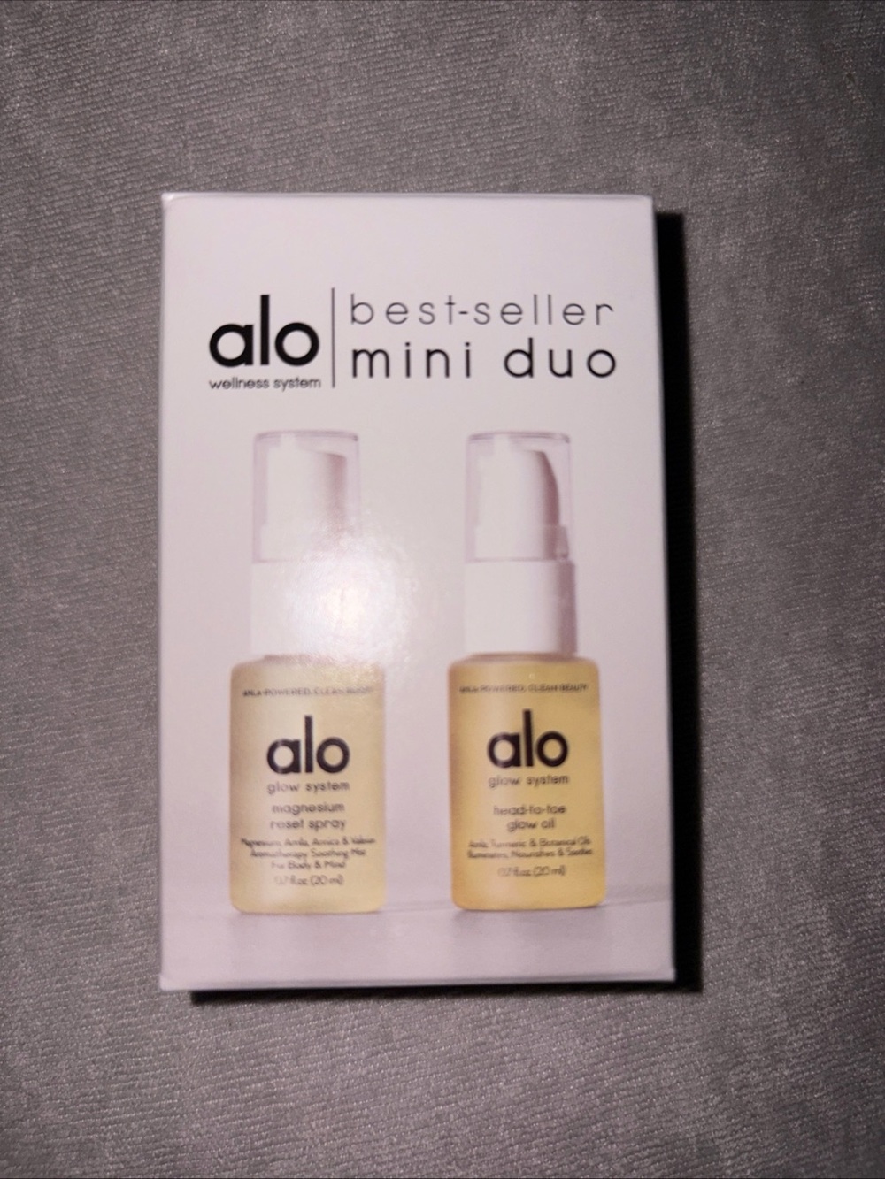 ALO Yoga Glow System Mini Duo - White & Yellow